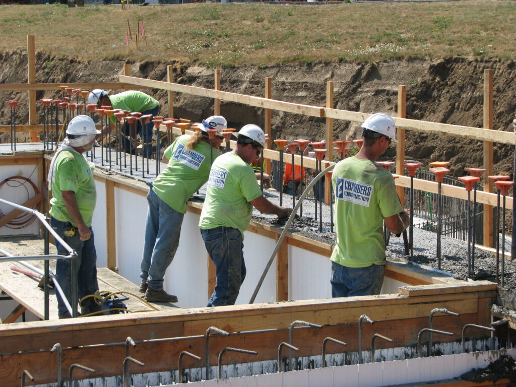 Stahlbush Farm Pit Concrete Pour